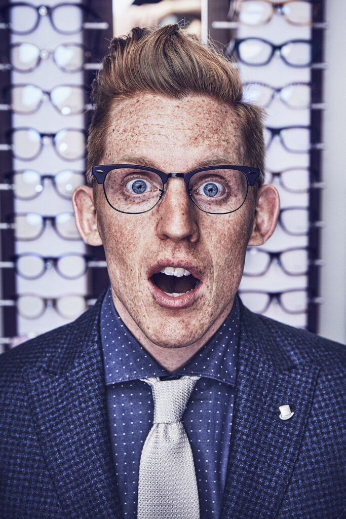 Andreas G. Hansen dramatic portfolio portrait